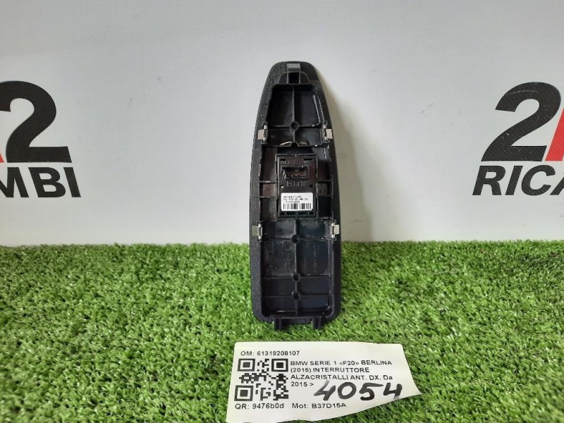 Interruttore Alzacristalli ANT DX 61319208107 Bmw Serie 1 F20 Berlina 2015