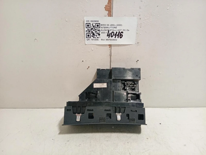 Interruttore Alzacristalli ANT DX 6925698 Bmw X5 E53 2000