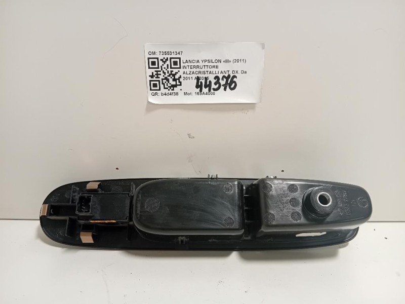 Interruttore Alzacristalli ANT DX 735531347 Lancia Ypsilon III 2011