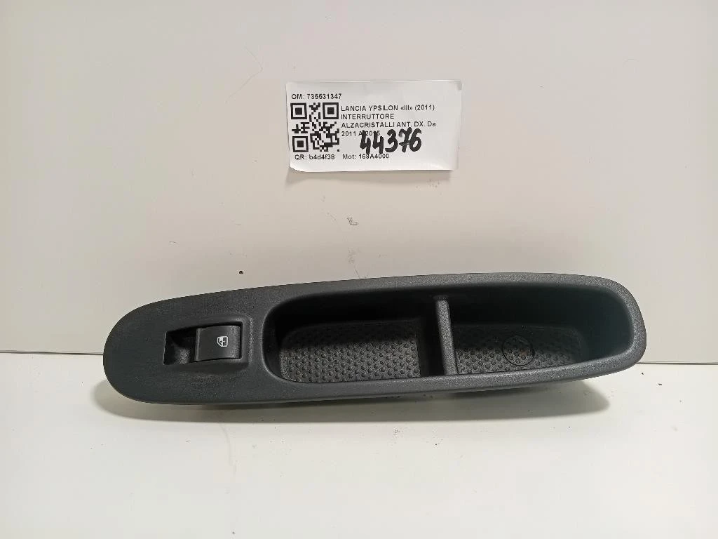 Interruttore Alzacristalli ANT DX 735531347 Lancia Ypsilon III 2011