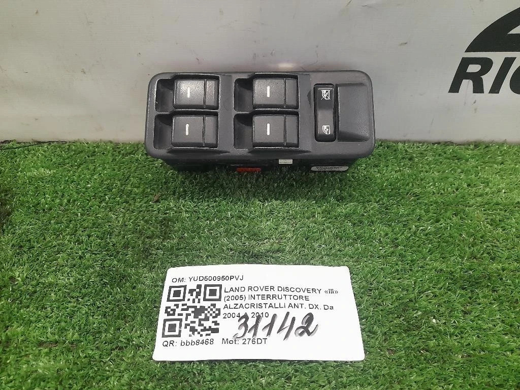 Interruttore Alzacristalli ANT DX YUD500950PVJ Land Rover Discovery III 2005