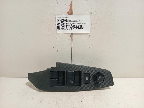 Interruttore Alzacristalli ANT DX BJE766350A Mazda 3 III 2016