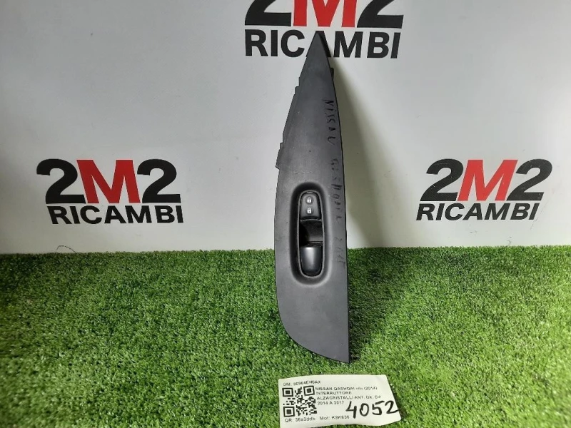 Interruttore Alzacristalli ANT DX 80964EH0AX Nissan Qashqai II 2014