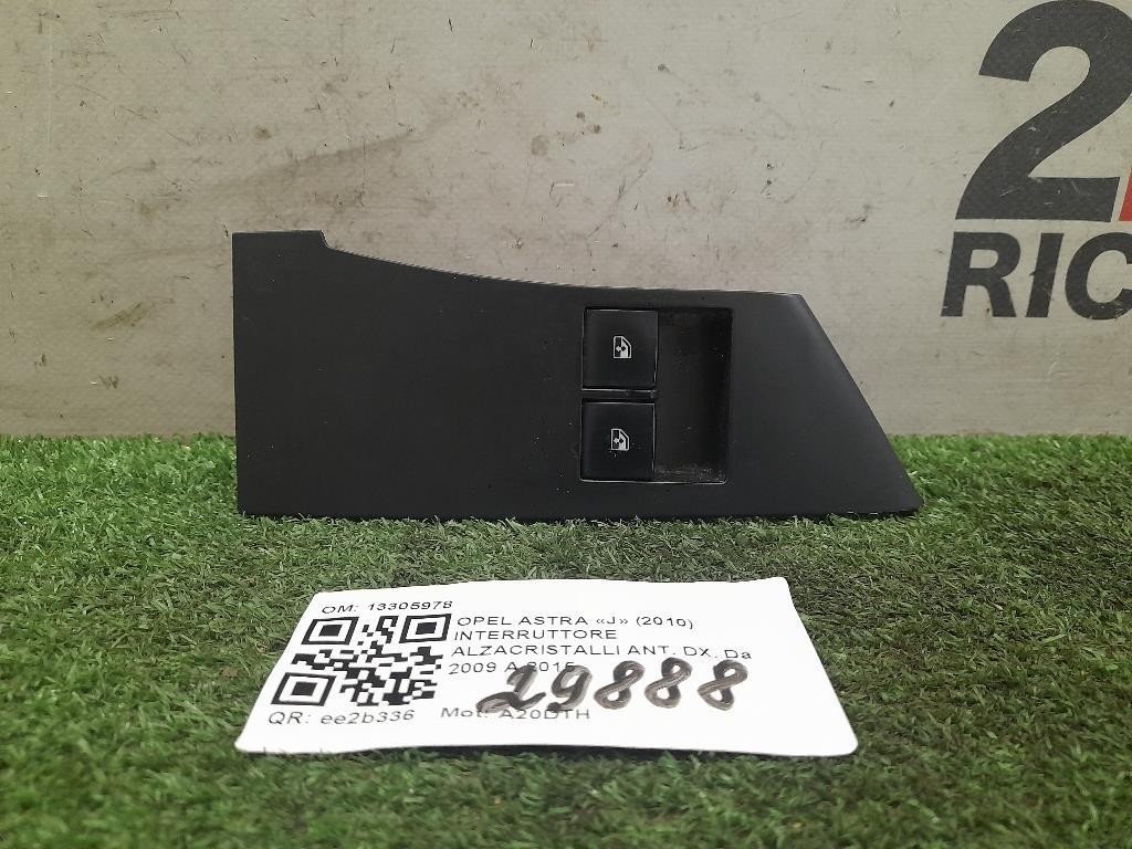 Interruttore Alzacristalli ANT DX 13305978 Opel Astra J 2010