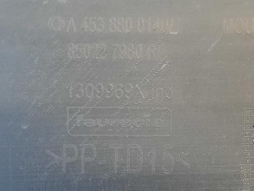 Paraurti POST 850227980R Smart Fortwo Coupé 453 2015