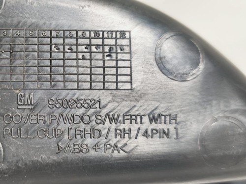 Interruttore Alzacristalli ANT DX