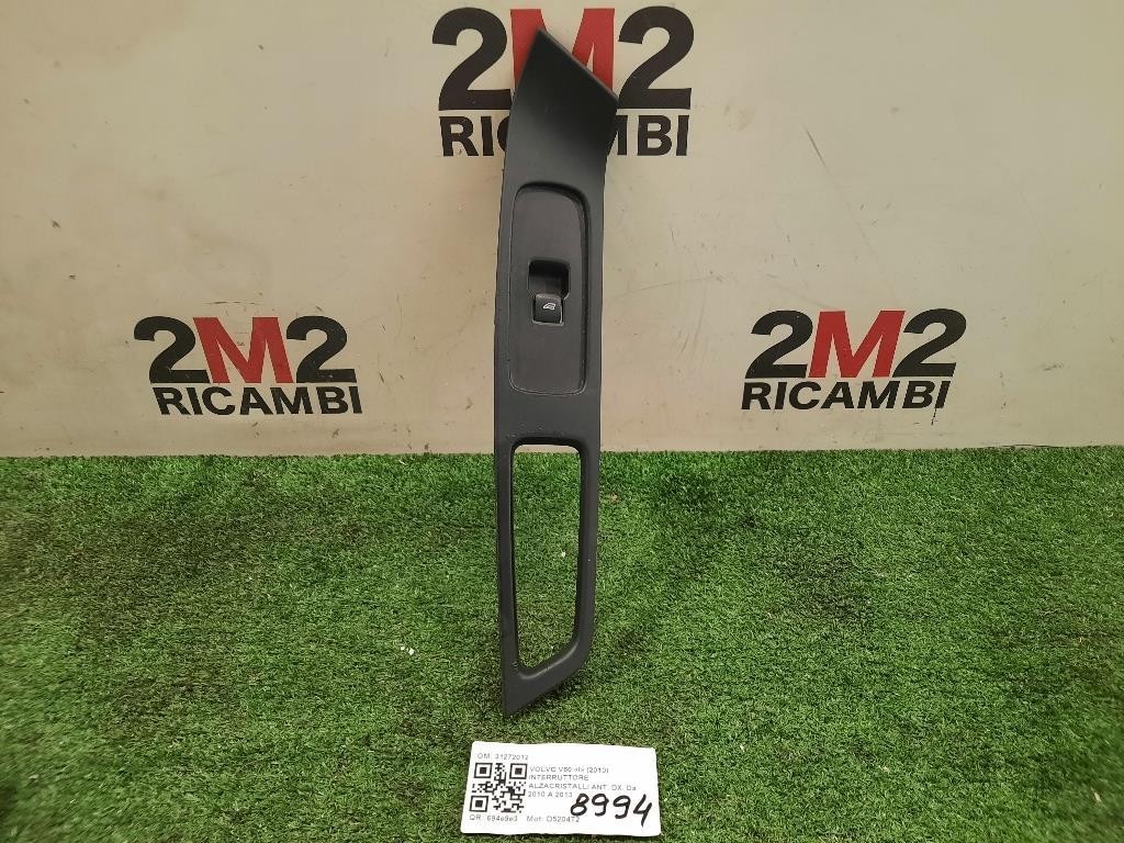 Interruttore Alzacristalli ANT DX 31272012 Volvo V60 I 2010