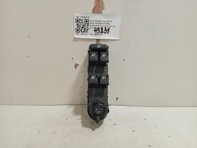 Interruttore Alzacristalli ANT SX 156094782 Alfa Romeo Giulietta 2010
