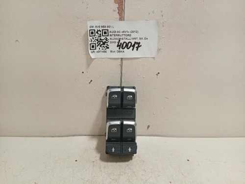 Interruttore Alzacristalli ANT SX 8V0 959 851 L Audi A3 8V1 2012