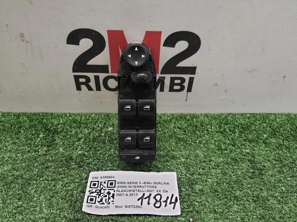 Interruttore Alzacristalli ANT SX 9155504 Bmw Serie 3 E90 Berlina 2005