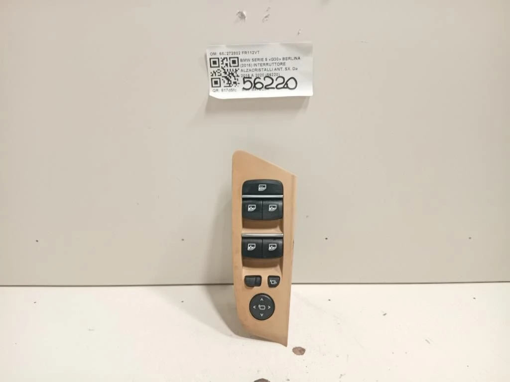Interruttore Alzacristalli ANT SX 683272802 Bmw Serie 5 G30 Berlina 2016