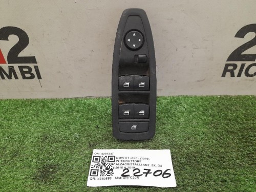 Interruttore Alzacristalli ANT SX 9297347 Bmw X1 F48 2015