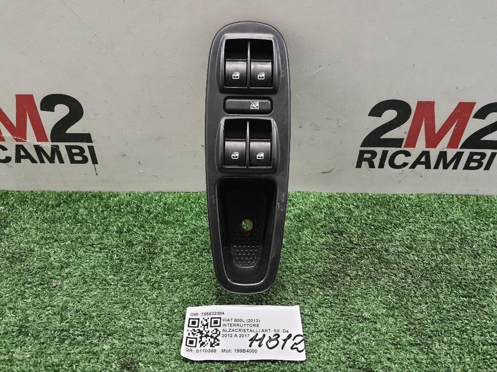 Interruttore Alzacristalli ANT SX 735600118C Fiat 500L 2013