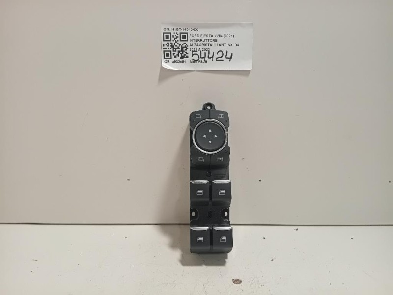 Interruttore Alzacristalli ANT SX H1BT-14540-DC Ford Fiesta VII 2021