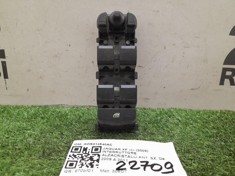 Interruttore Alzacristalli ANT SX AW9314540AC Jaguar XF I 2008