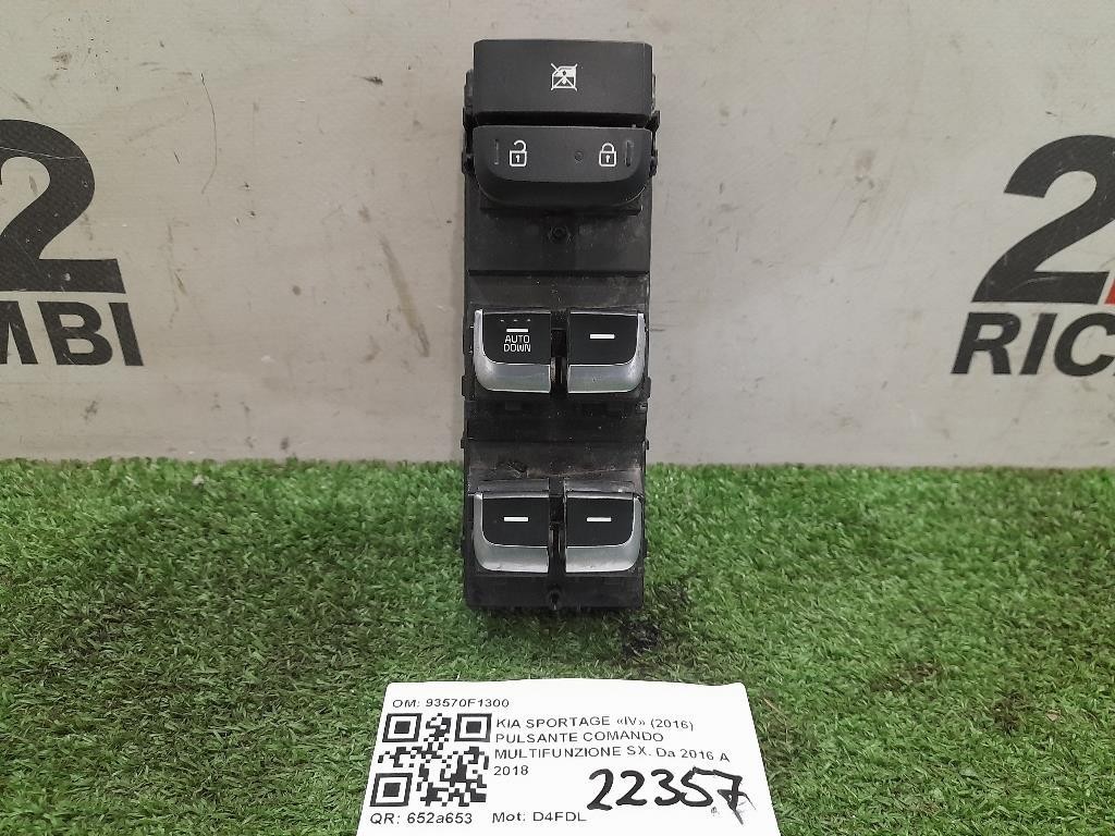 Interruttore Alzacristalli ANT SX 93570F1300 Kia Sportage IV 2016
