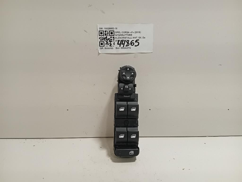 Interruttore Alzacristalli ANT SX 10025552-18 Opel Corsa F 2019