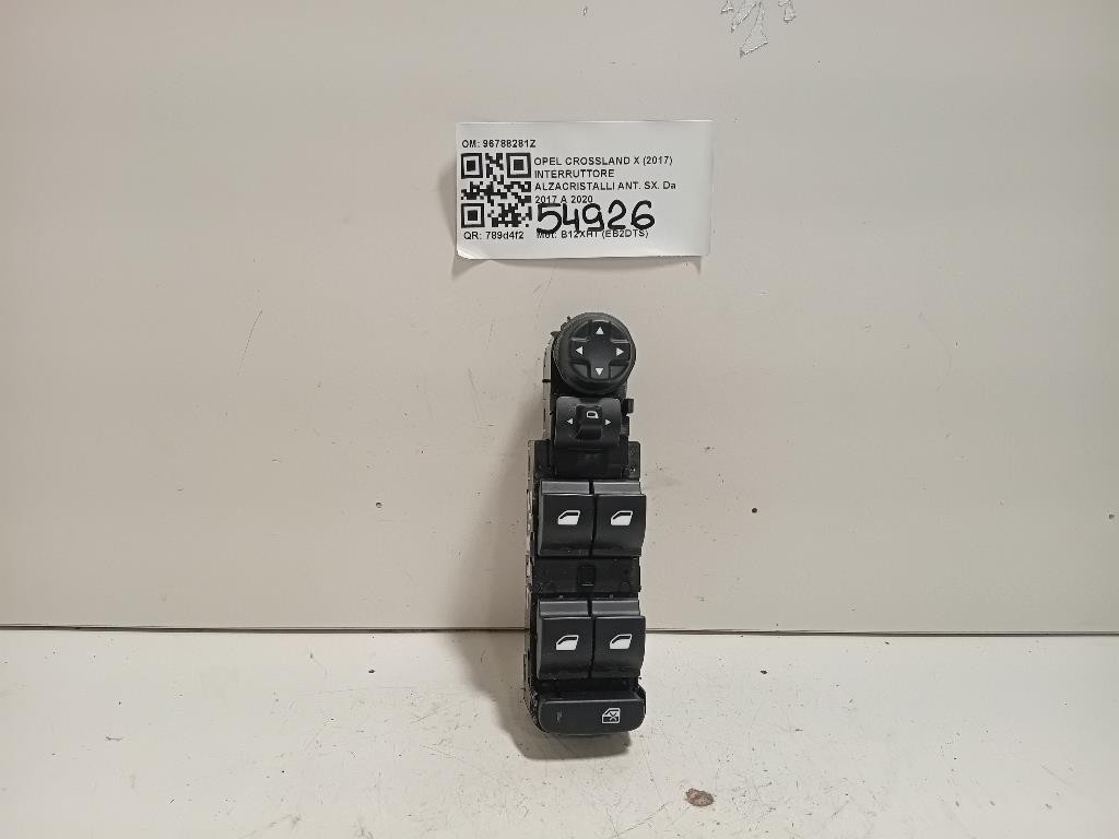 Interruttore Alzacristalli ANT SX 96788281Z Opel Crossland X 2017
