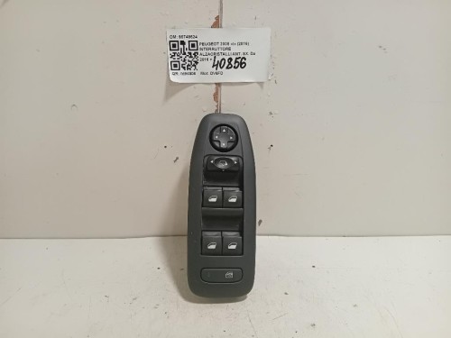 Interruttore Alzacristalli ANT SX 96749624 Peugeot 2008 I 2016