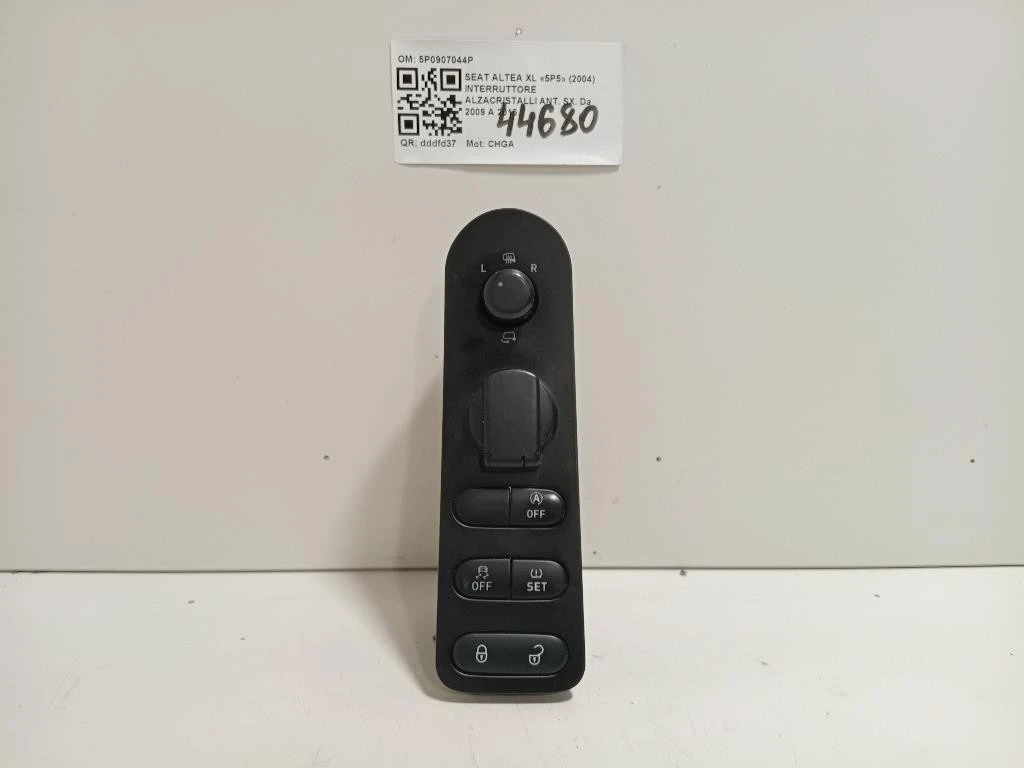 Interruttore Alzacristalli ANT SX 5P0959565 Seat Altea XL 5P5 2004