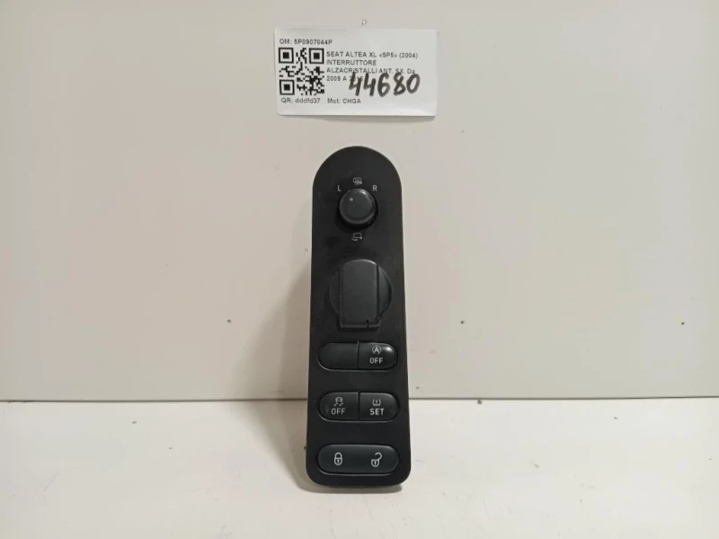 Interruttore Alzacristalli ANT SX 5P0959565 Seat Altea XL 5P5 2004