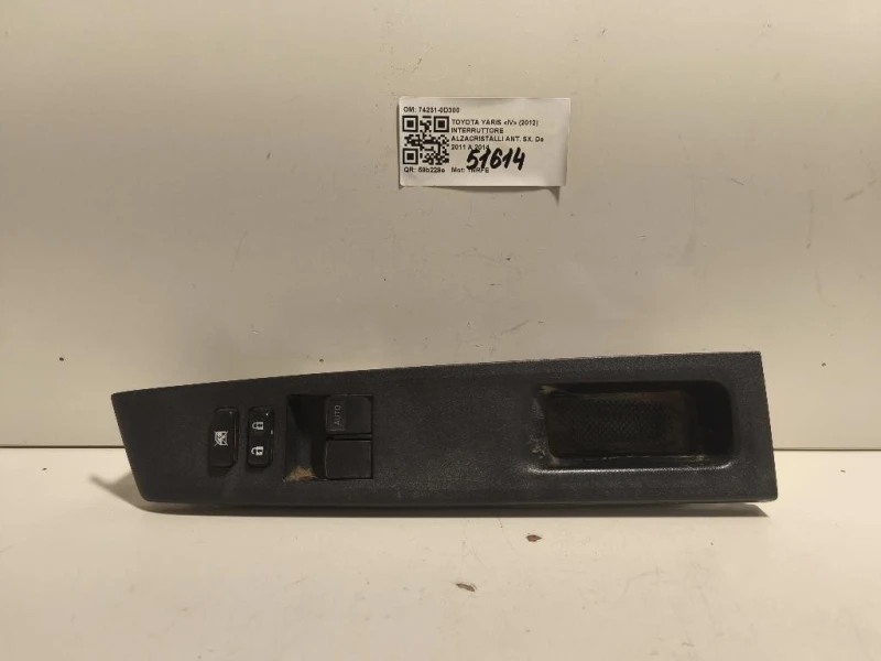 Interruttore Alzacristalli ANT SX 74231-0D300 Toyota Yaris IV 2012