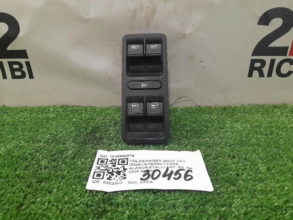 Interruttore Alzacristalli ANT SX 1K4959857B Volkswagen GOLF VI 2009