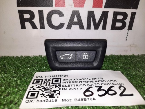 Interruttore Apertura Elettrico LATO Portello 61319275121 Bmw X3 G01 2018