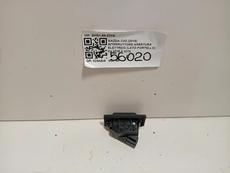 Interruttore Apertura Elettrico LATO Portello BHN1-56-8D0B Mazda CX3 2015