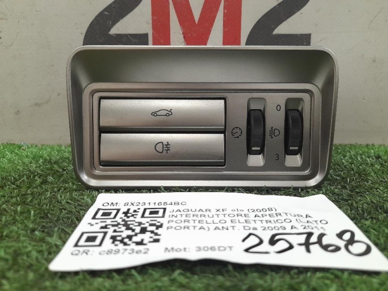 Interruttore Apertura Portello Elettrico LATO Porta ANT 8X2311654BC Jaguar XF I 2008