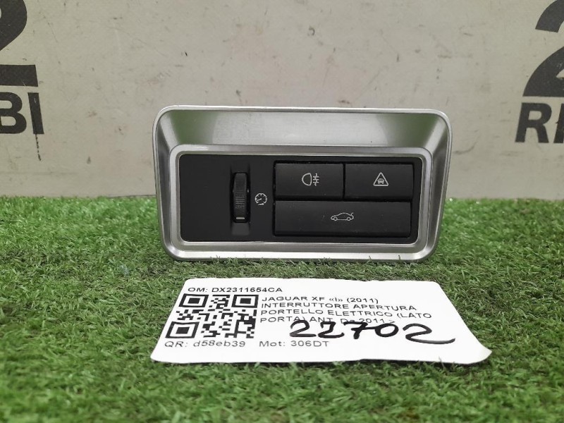 Interruttore Apertura Portello Elettrico LATO Porta ANT DX2311654CA Jaguar XF I 2011