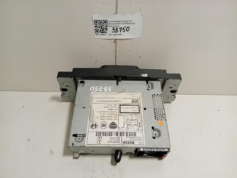 Unità Autoradio 156146144 Alfa Romeo Giulietta 2013