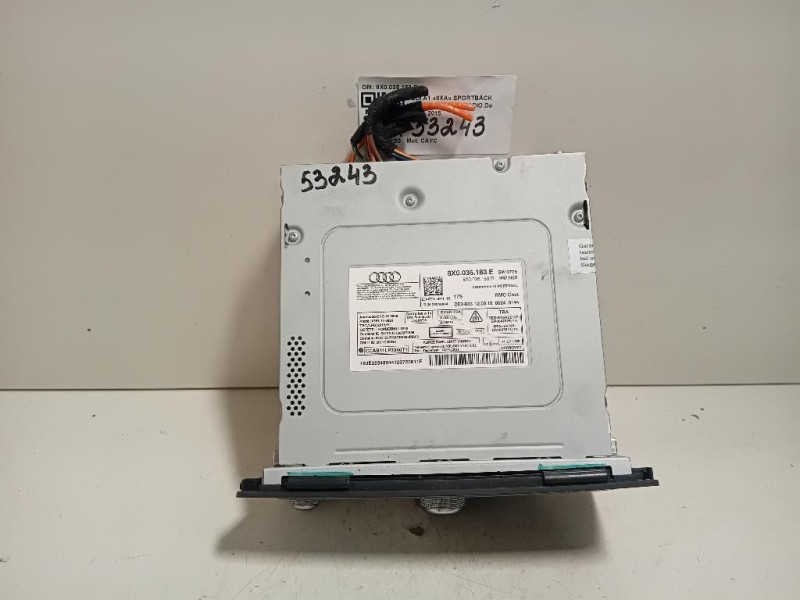 Unità Autoradio 8X0035183 E 8X0035183E NAV GPS Audi A1 8XA Sportback 2012