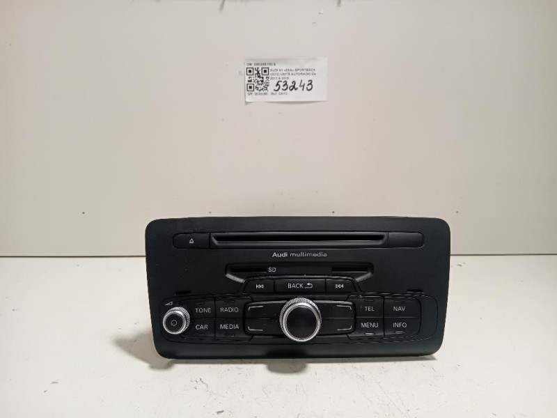 Unità Autoradio 8X0035183 E 8X0035183E NAV GPS Audi A1 8XA Sportback 2012