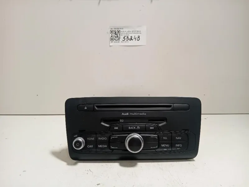 Unità Autoradio 8X0035183 E 8X0035183E NAV GPS Audi A1 8XA Sportback 2012