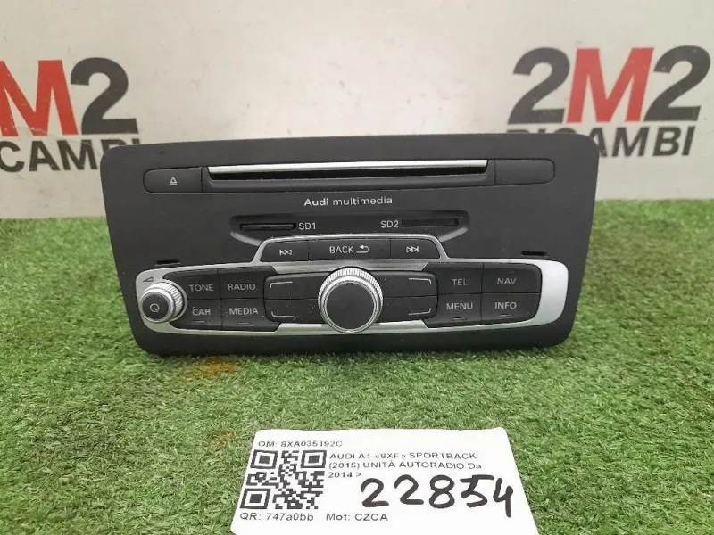 Unità Autoradio 8XA035192C Audi A1 8XF Sportback 2015