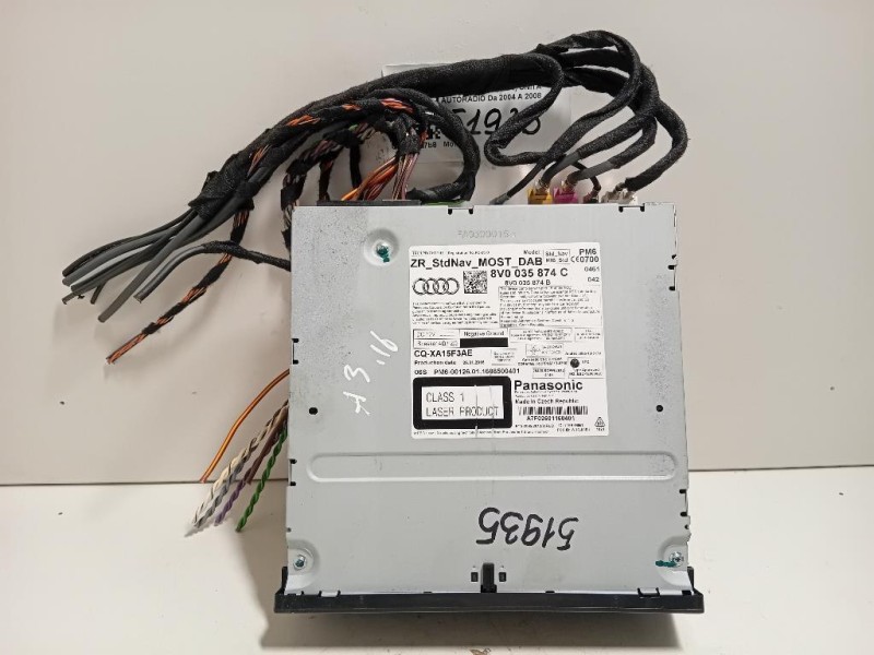 Unità Autoradio 8V0035874 Audi A3 8P1 2004