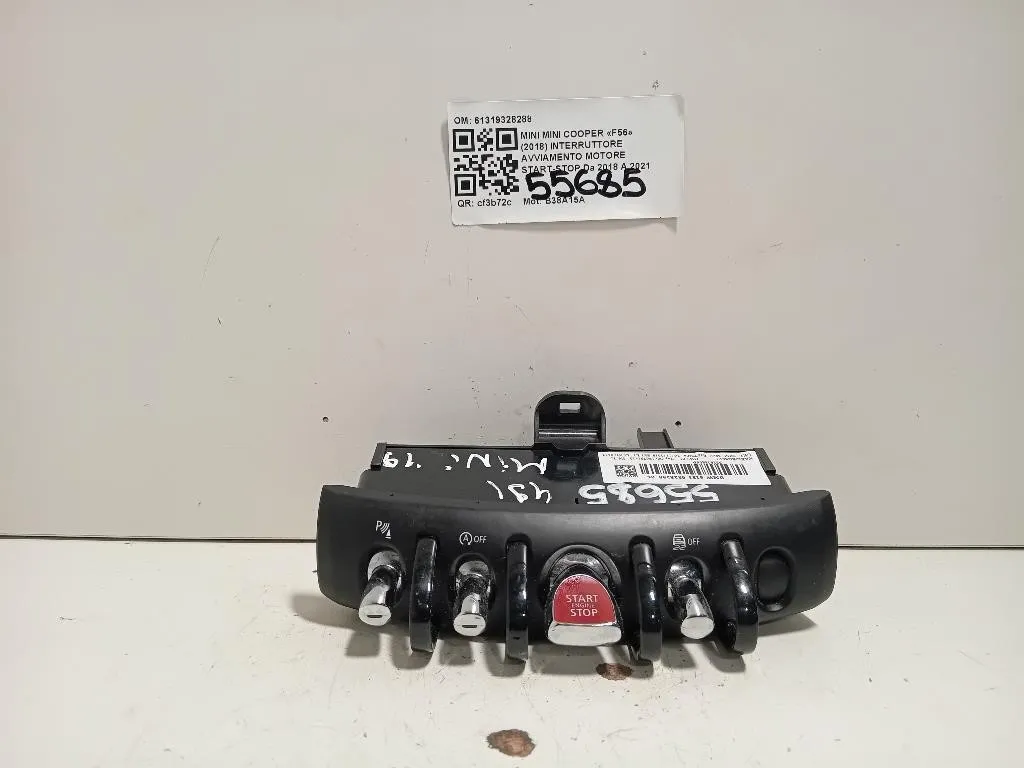 Interruttore Avviamento Motore Start-stop 61319328288 Mini MINI Cooper F56 2018