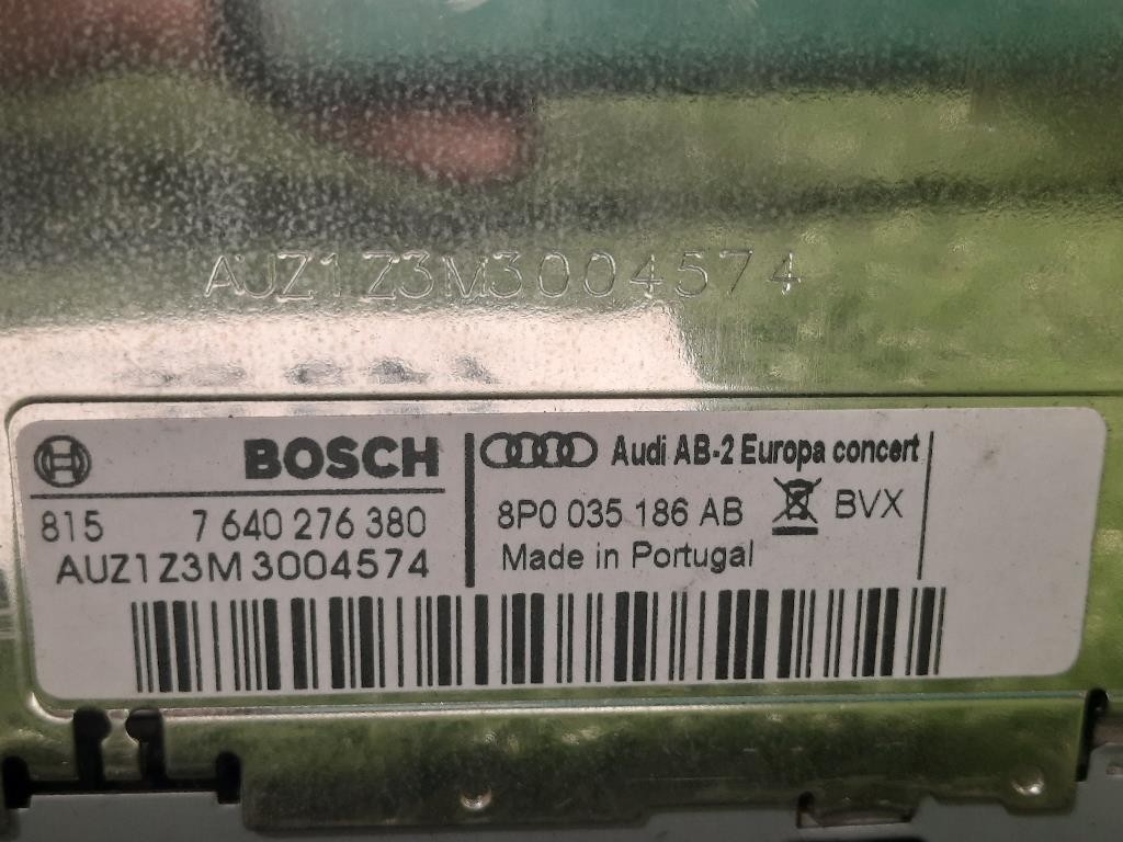 Unità Autoradio 8P0 035 186 AB Audi A3 8P1 2008