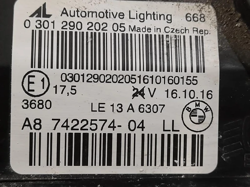 Proiettore ANT DX A8742257404 7422574-04 Bmw Serie 2 F45 Active Tourer 2014