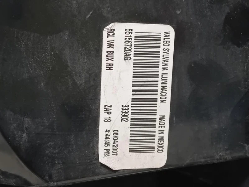 Fanale POST DX 55156720AG Jeep Grand Cherokee III 2005