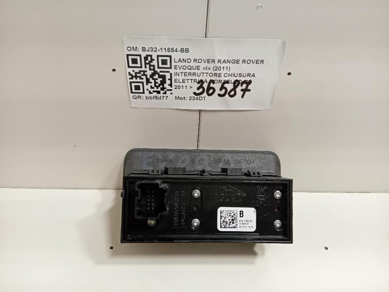 Interruttore Chiusura Elettrica Portello BJ32-11654-BB Land Rover Range Rover Evoque I 2011