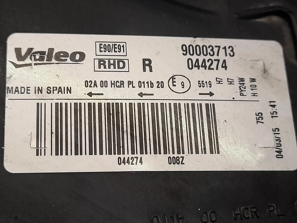 Proiettore ANT DX 90003713 Bmw Serie 3 E90 Berlina 2005