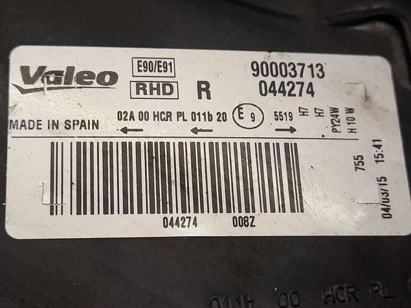 Proiettore ANT DX 90003713 Bmw Serie 3 E90 Berlina 2005