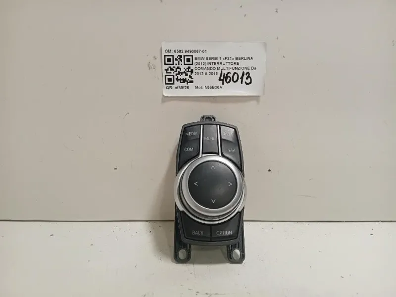 Interruttore Comando Multifunzione 6582 9490067-01 Bmw Serie 1 F21 Berlina 2012