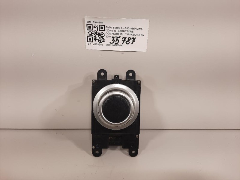 Interruttore Comando Multifunzione 6944884 Bmw Serie 5 E60 Berlina 2004