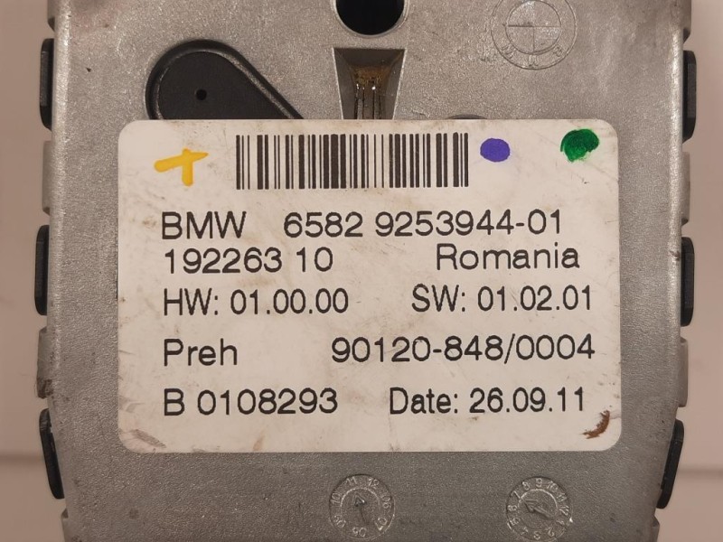 Interruttore Comando Multifunzione 6582 9253944-01 Bmw Serie 5 F10 Berlina 2010