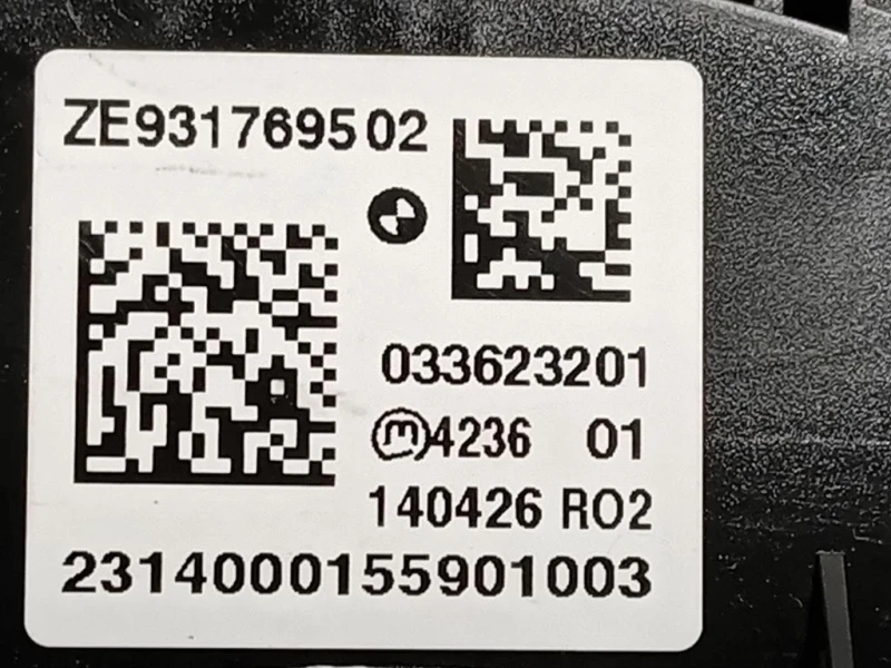 Interruttore Comando Multifunzione 6582 9286699-03 Bmw Serie 5 F10 Berlina 2010