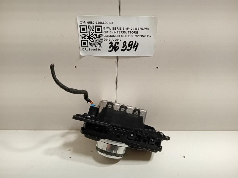 Interruttore Comando Multifunzione 6582 9286699-03 Bmw Serie 5 F10 Berlina 2010