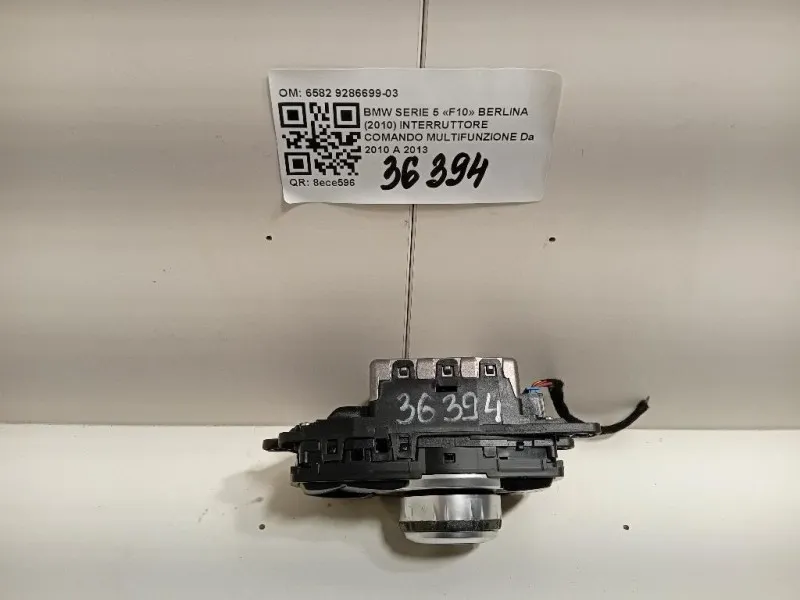 Interruttore Comando Multifunzione 6582 9286699-03 Bmw Serie 5 F10 Berlina 2010